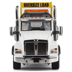 1/50 White Kenworth T880 SBFA with White Trail King TK120 HDG Lowboy Trailer