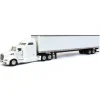 1/64 White Kenworth T660 Sleeper & Trailer with Double Rear Doors