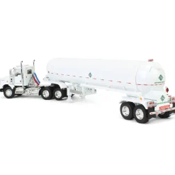 1/64 White Kenworth T800 w/ Mississippi LP Anhydrous Tanker, DCP by First Gear