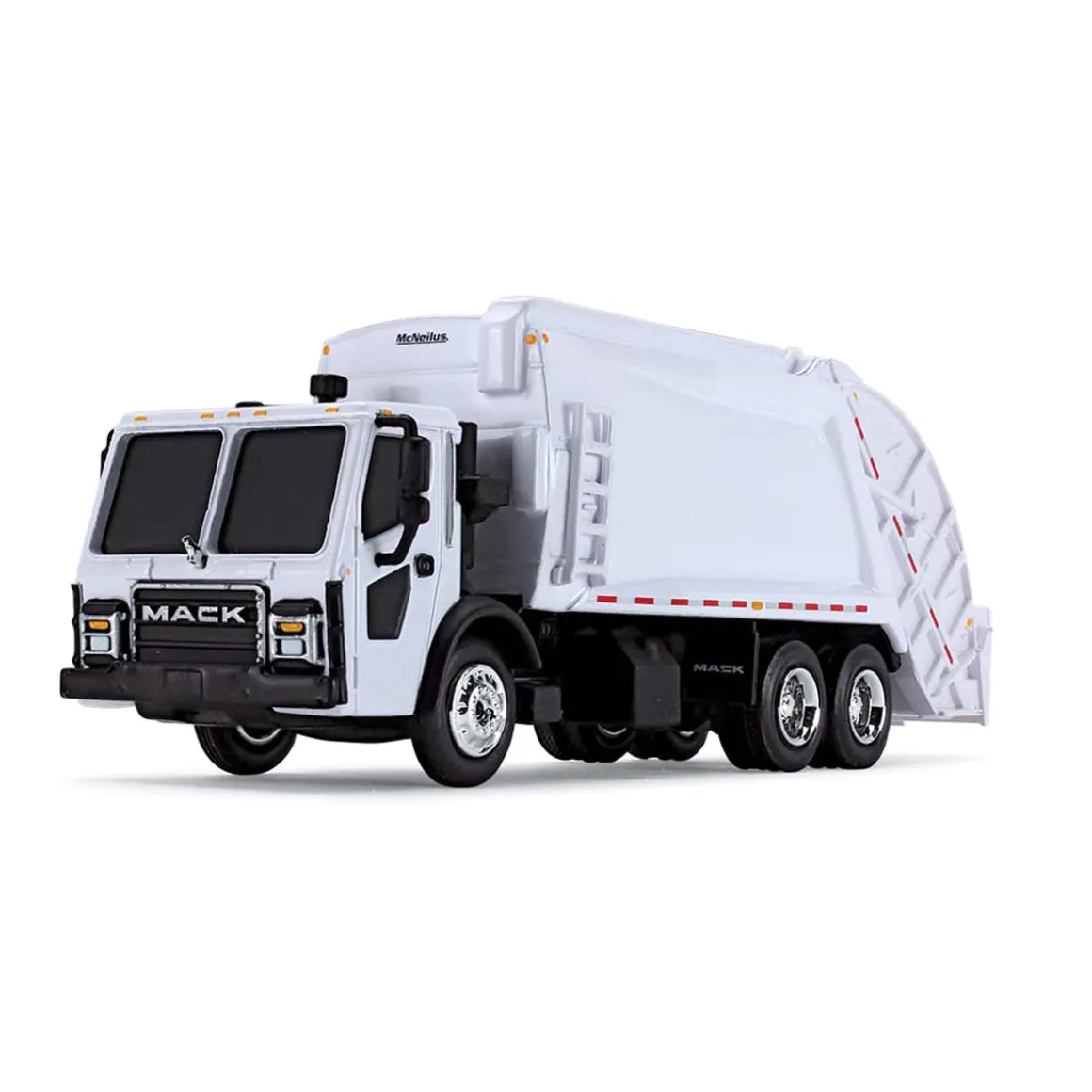 1/87 White Mack LR with White McNeilus Meridian Rear Loader by First Gear