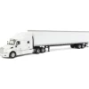 1/64 White Peterbilt 579 Sleeper & White Trailer w/ Single Rear Door by SpecCast