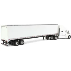 1/64 White Peterbilt 579 Sleeper & White Trailer w/ Single Rear Door by SpecCast