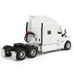 1/64 White Peterbilt 579 Sleeper & White Trailer w/ Single Rear Door by SpecCast