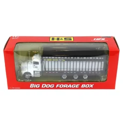 1/64 White Peterbilt 385 with H&S Big Dog 1226 Forage Box, Exclusive HFE Edition