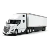 1/50 White Volvo VNL 860 with White 53ft Trailer by First Gear, Inc.