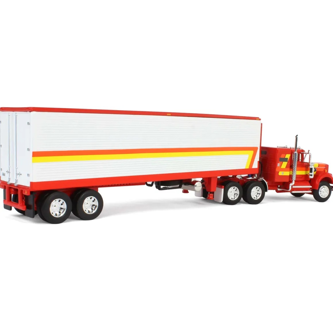 1/64 White Western Star 4900 with Vintage Reefer Trailer, DCP by First Gear