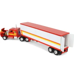 1/64 White Western Star 4900 with Vintage Reefer Trailer, DCP by First Gear