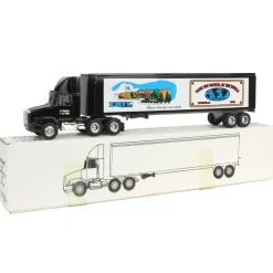 1/64 White/GMC Aero Conventional Semi with Box Trailer, "Farm Show Capital of the World"