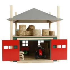 1/32 Wooden Hay Barn with Loft and Adjustable Roof by Kids Globe