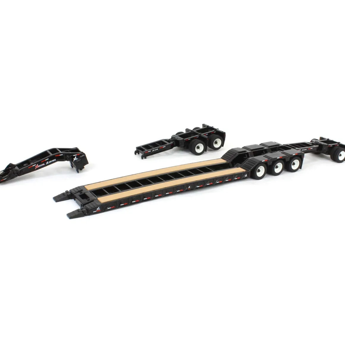 1/50 XL 120 Low-Profile HDG Lowboy Trailer with 2 Boosters