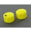 1/64 Yellow Bulk Fluid Tank w/ Black Lid, 2 Pack, 3D Printed