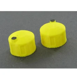 1/64 Yellow Bulk Fluid Tank w/ Black Lid, 2 Pack, 3D Printed