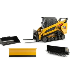 1/16 Yellow High Detail Caterpillar Tracked 297D2 Skid Steer Loader, ERTL Exclusive