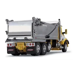 1/64 Yellow, White & Chrome Kenworth T880 Rogue Dump, DCP by First Gear