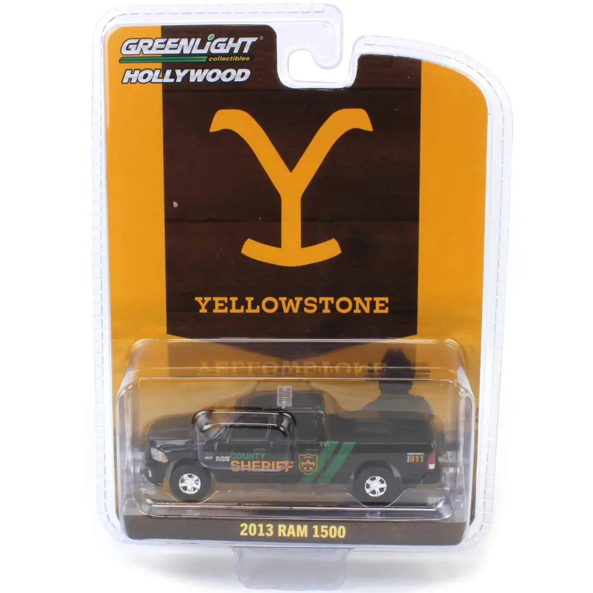 1/64 Yellowstone 2013 Ram 1500 County Sheriff, Hollywood Series 42