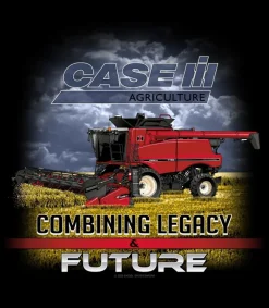 Adult Combining Legacy & Future Vintage Case IH & IH 7150 Combine Hooded Sweatshirt
