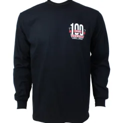 Adult Farmall 100 Years Black Long Sleeve T-Shirt