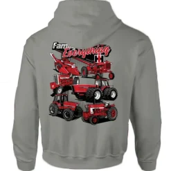 Adult IH Family is Everything Grey Hooded Sweatshirt
