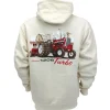 Adult IH Farmall 1206 with Duals Hooded Sweatshirt