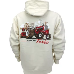 Adult IH Farmall 1206 with Duals Hooded Sweatshirt