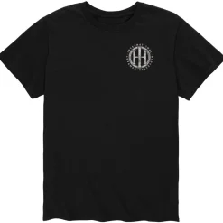 Adult IH Wheat Seal Black Short Sleeve T-Shirt with Left Chest Print