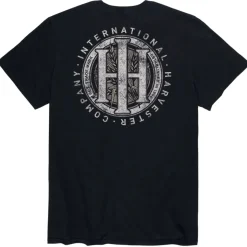 Adult IH Wheat Seal Black Short Sleeve T-Shirt