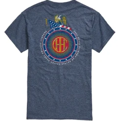 Adult IHC Circle Logo Proudly Serving Since 1902 Heather Blue Short Sleeve T-Shirt