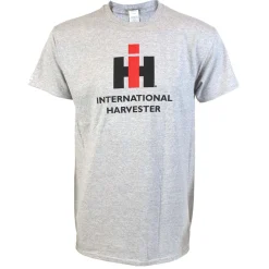 Adult International 7288 2+2 with IH Disk Harrow Gray Short Sleeve T-Shirt