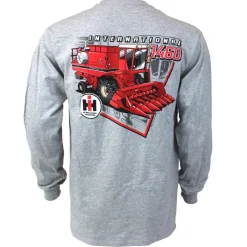 Adult International 1460 Combine Gray Long Sleeve T-Shirt