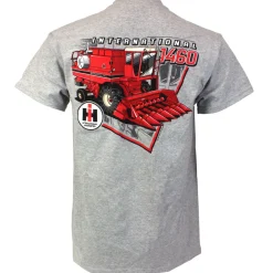 Adult International 1460 Combine Gray Short Sleeve T-Shirt