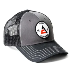 Allis Chalmers 1914 Logo Gray with Black Mesh Back Hat