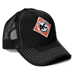 Allis Chalmers Starburst Logo Hat with White Accents & Black Mesh Back