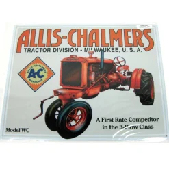 Allis Chalmers WC 12 x 16 tin sign