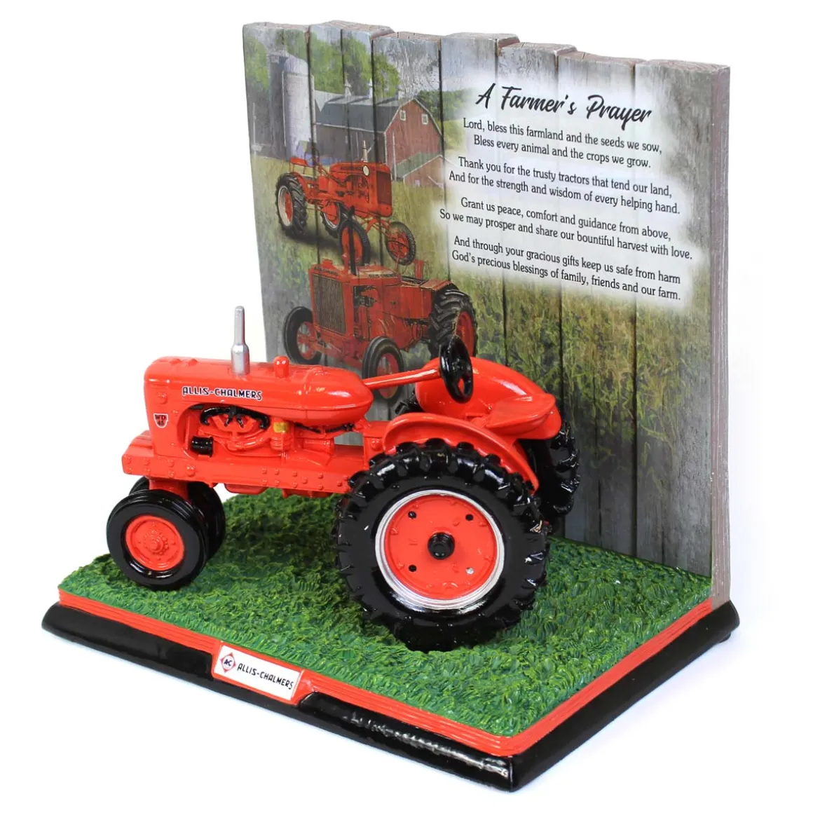 Allis Chalmers WD-45 "A Farmer's Prayer" Resin Sculpture