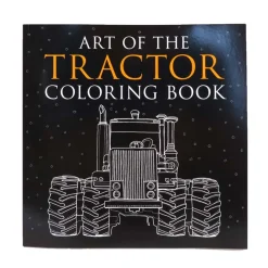 Art of the Tractor Coloring Book with 80 Pages