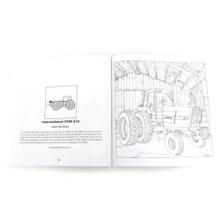 Art of the Tractor Coloring Book with 80 Pages