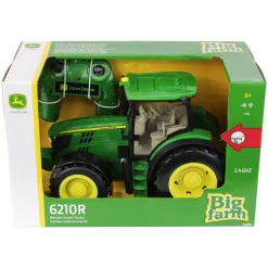 (B&D) 1/16 Big Farm John Deere 6210R Remote Control Tractor - Damaged Item