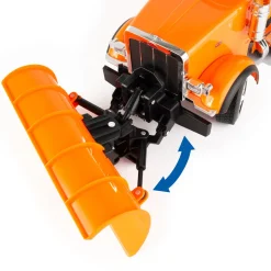 (B&D) 1/16 Big Farm Peterbilt Model 367 DOT Truck with Snow Plow - Damaged Box
