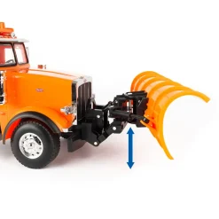(B&D) 1/16 Big Farm Peterbilt Model 367 DOT Truck with Snow Plow - Damaged Box