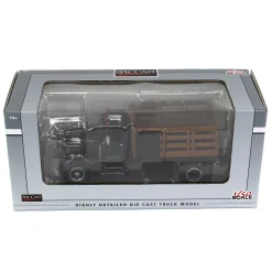 (B&D) 1/50 Black International KB 8 Truck with Stake Bed - Damaged Box