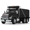(B&D) 1/50 Black Kenworth T880 Dump Truck by First Gear - Damaged Box