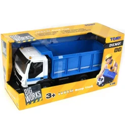 (B&D) 1/16 IVECO Blue Dump Truck by Tomy - Damaged Box