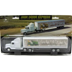(B&D) 1/64 John Deere Express "Nothing Runs Like a Deere" Die-cast Semi - Damaged Item, Damaged Box