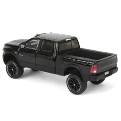 (B&D) 1/64 Lifted 2017 Dodge Ram 2500 Power Wagon Pickup Truck, Black, Collaboration Exclusive - Damaged Box