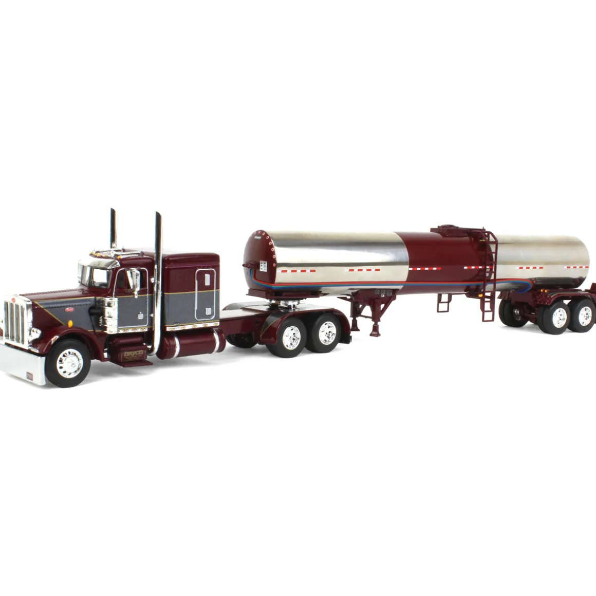 (B&D) 1/64 Peterbilt 359 w/ Brenner Tanker, Big Rigs #10: Bryce Transport, Inc., DCP by First Gear - Damaged Box