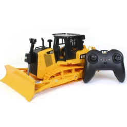 (B&D) 1/24 Radio Control Caterpillar D7E Track-Type Tractor Dozer, Made of Durable Plastic - Damaged Item