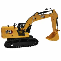 (B&D) 1/16 Radio Control Caterpillar 320 Excavator with Bucket, Grapple and Hammer - Damaged Item