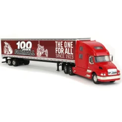 (B&D) 1/64 Red Volvo 770 Semi, Farmall 100th Anniversary - Damaged Box