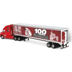 (B&D) 1/64 Red Volvo 770 Semi, Farmall 100th Anniversary - Damaged Box