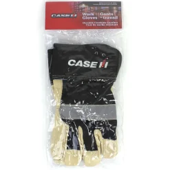 Black & Beige Case IH Work Gloves